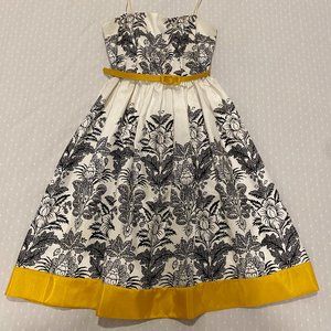 Eliza J Black & White Print Dress